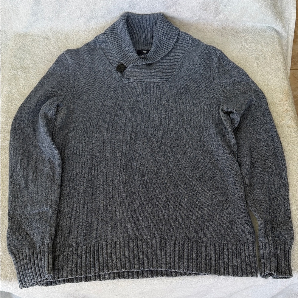 GAP Men's Turtleneck Sweater in Blue